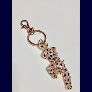 Precious Golden Tiger Keychain.